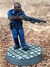 Sgt. Rhodes (Ving Rhames) Miniature by Hasslefree Painted Dawn of the Dead