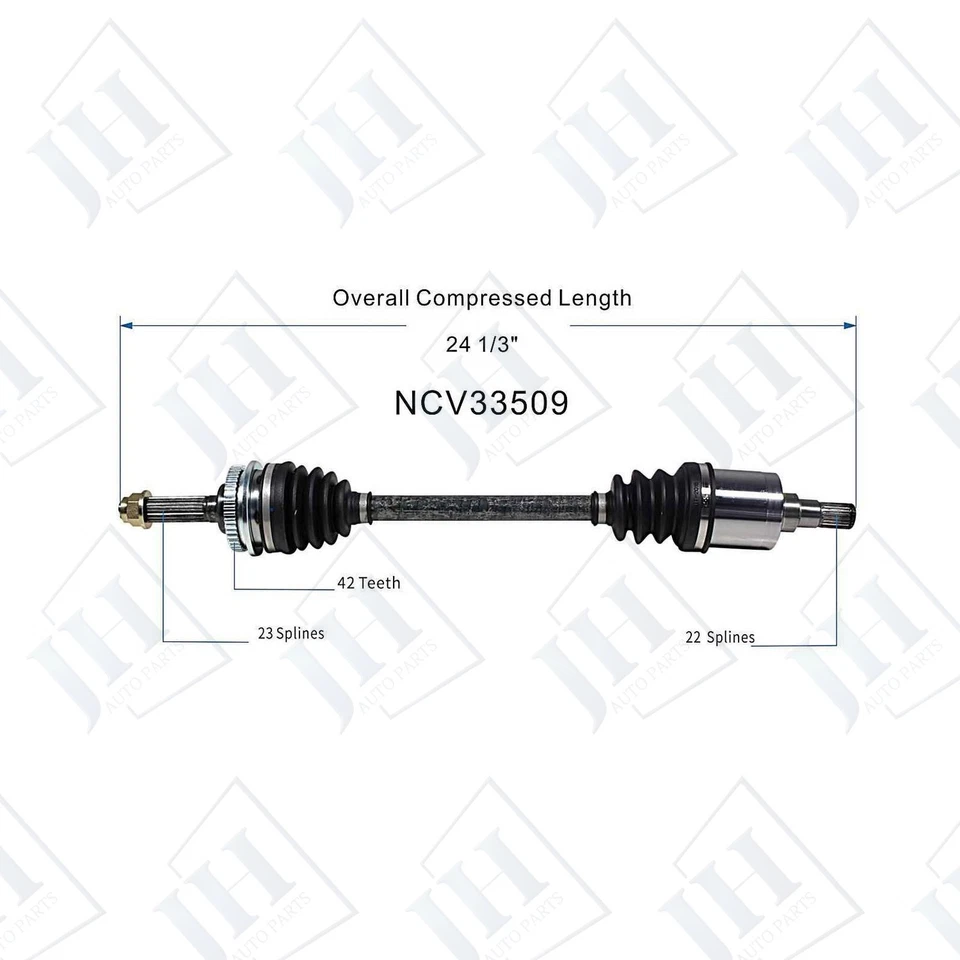 Juego de ejes CV par delantero izquierdo derecho OE para 98-00 Chevy Metro Geo tracción delantera manual Foto 2 de 4