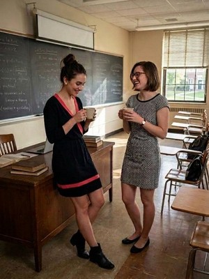 LOT OF 2 Preppy Knit Sweater Dress Y2K Women's M Short Stretch Office College 