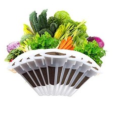 50Pcs Grow Baskets and Sponges - Grow Sponge and Grow Plant Basket Round 0.42 per gallon