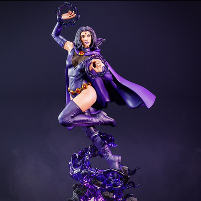 Raven, Rachel Roth, DC, Comic, sexy Pin Up, Statue, Figur, 3D Druck, UNBEMALT
