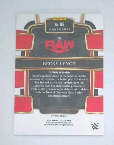 2024 Panini Select WWE - Becky Lynch - TRI-COLOR PRIZM - Bild 2 von 2
