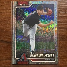 2026 Topps Series 1 Brandon Pfaadt BLACK SANDGLITTER /10 Diamondbacks