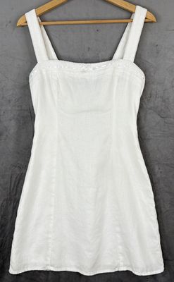 knee length dresses for ladies ELENA BUTTERMILK LINEN MAXI DRESS – DISSH main image 1