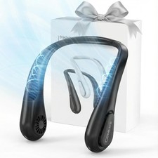 Portable Bladeless Neck Fan, Fathers Day Gift for Men Dad Blue Collar Workers...