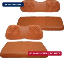 XUANYUDG0769 Golf Cart Front and Rear Seat Covers for EZGO TXT/RXV Club Car DS/P