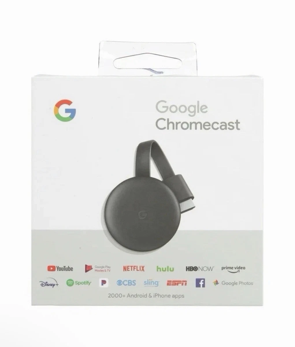 Google Chromecast (3rd Generation) HDMI 1080p (FHD) Maximum
