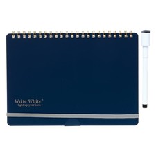 Gakken Staifle White Board Notebook Write White Plus A5 Navy BD12014