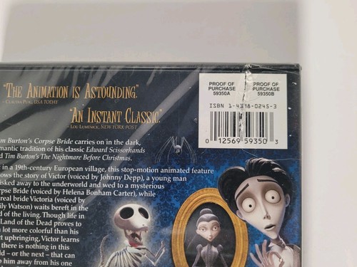 Tim Burton's Corpse Bride Full Screen Edition 2005, New  - Foto 3 di 9