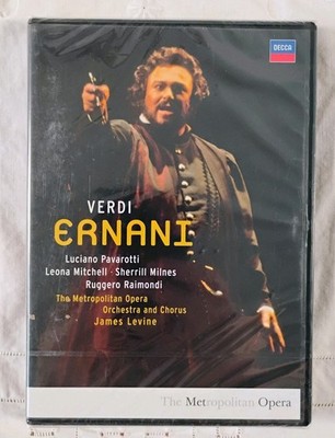 NEW Verdi Ernani DVD 1983 Pavarotti Metropolitan Opera Orchestra Sealed Levine