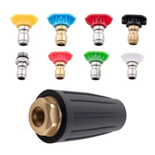 4000PSI Pressure Washer Turbo Nozzle Head Spray Nozzle Tips 1/4 Quick Connect