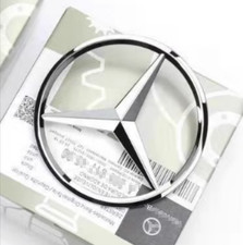 2107580058 Chrome Star Trunk Emblem Badge For Mercedes-benz 90mm