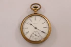 Antique Waltham 17 Jewels Gold Filled Pocket Watch, Pre-Owned, Runs (#41-069)