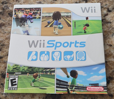 Wii Sports Nintendo Wii, 2007 New Game Factory Sealed in Cardboard Sleeve
