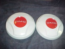 Gmc 1964-66 Pair 2 Dog Dish Bowl Hubcaps 10.5 Driver Quality Slum Clip Caps Gmc 1964-66 Pair 2 Dog Dish Bowl Hubcaps 10.5 Driver Quality Slum Clip Caps