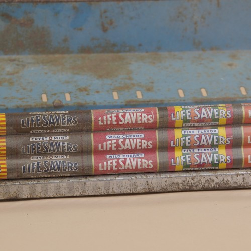 Life Savers Vintage Metal Store Display Rack 7 flavors two-tier Rare!! - Picture 10 of 12