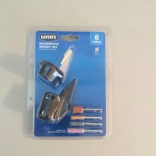 HART 6-Piece Sharpening Rotary Tool Accessory Kit for Blade Sharpening USA New