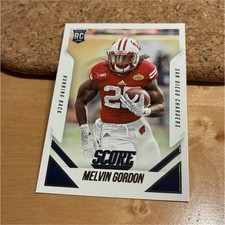 Panini 2015 Score Melvin Gordon San Diego Chargers #380 Rookie Card. rookie card picture
