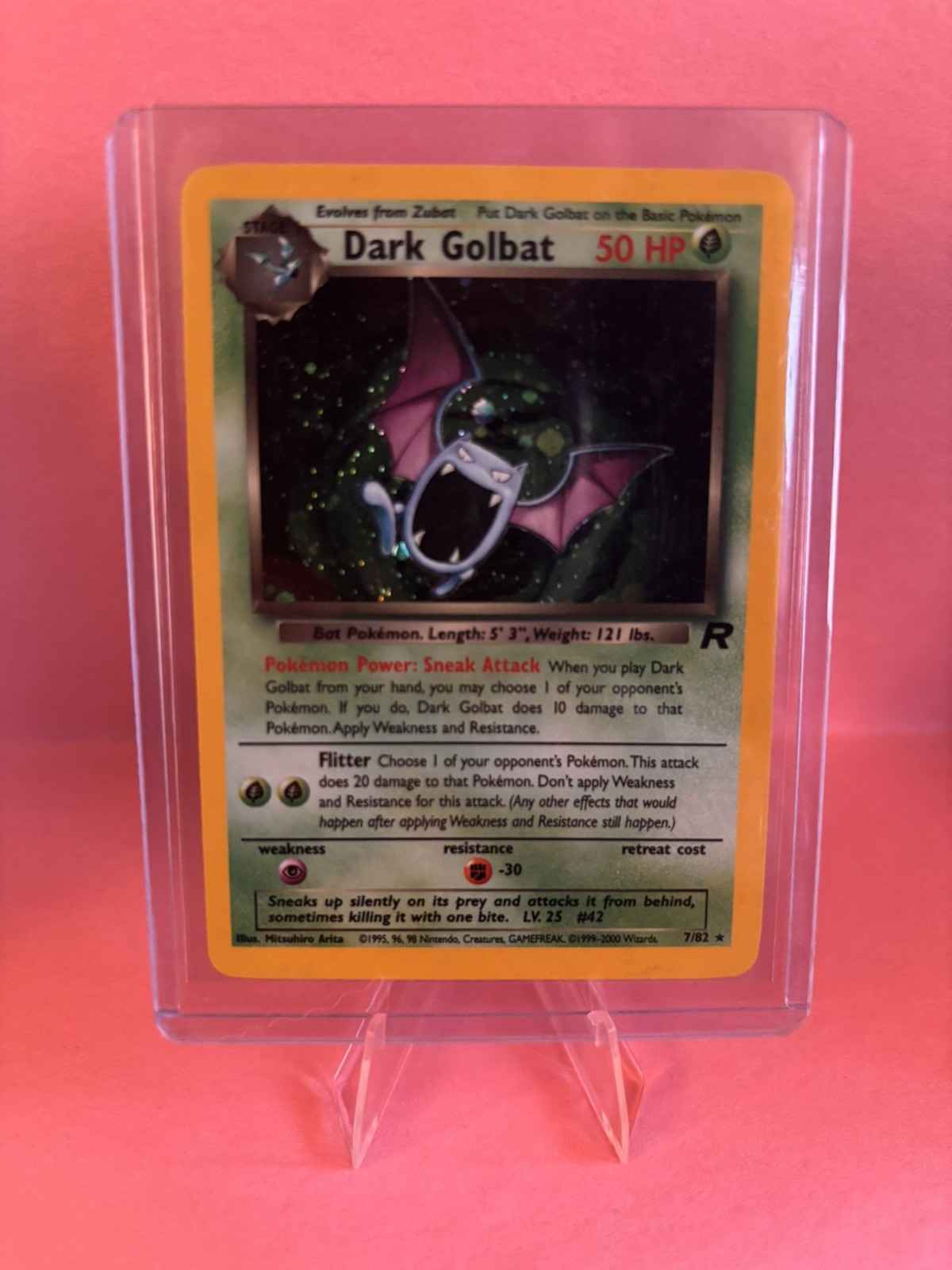 Dark Golbat 7/82 Team Rocket Holo Pokemon TCG Near Mint!