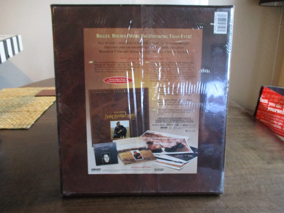 DANCES WITH WOLVES -Laserdisc Limited Box Set Collector's Edition Sealed New $40 - Image 2 of 4