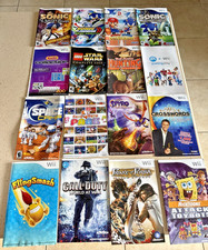 NINTENDO WII VIDEO GAME MANUALS -AS IS-USED LOT of 48