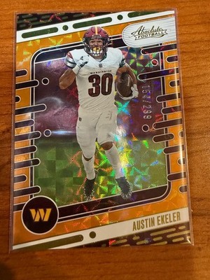 2024 Panini Absolute Austin Ekeler /299 Orange Gold  #100