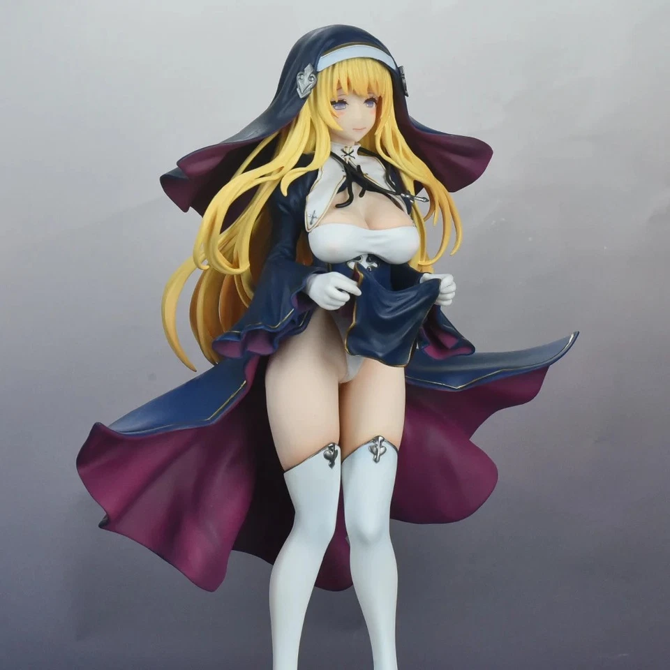 Figura de anime inspirada en la monja Charlotte versión 1/6 Sexy modelo de PVC desprendido sin marca Foto 4 de 4