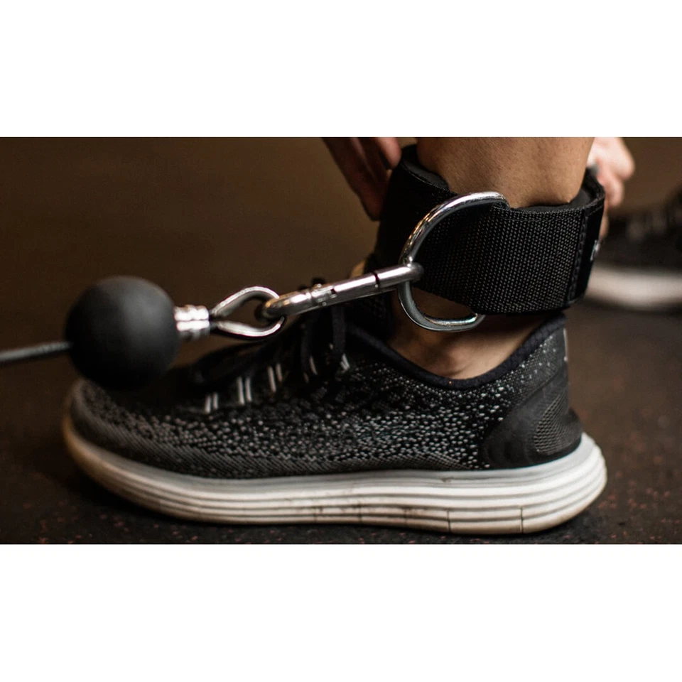 Correa de tobillo acolchada Harbinger accesorio de cable de levantamiento de pesas Foto 3 de 3