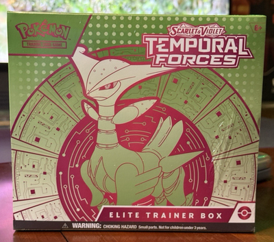 Pokemon Temporal Forces Elite Trainer Box Iron Leaves ETB NEW | eBay