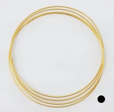 24K Solid Yellow Gold Wire 26 Gauge Round 1/4 Hard 3 Inches CRAFT WIRE
