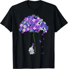 I'll Remember For You Purple Elephant Alzheimer's Awareness T-Shirt