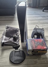 Sony PS5 PlayStation 5 Disc Edition Console with Games