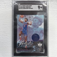 2023-2024 Panini Court Kings Ausar Thompson Artistic Endeavors RC Patch SGC 9