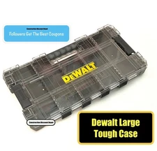 DEWALT Large Tough Case Bit Holder Storage Organizer STACKABLE INTERLOCKING NEW