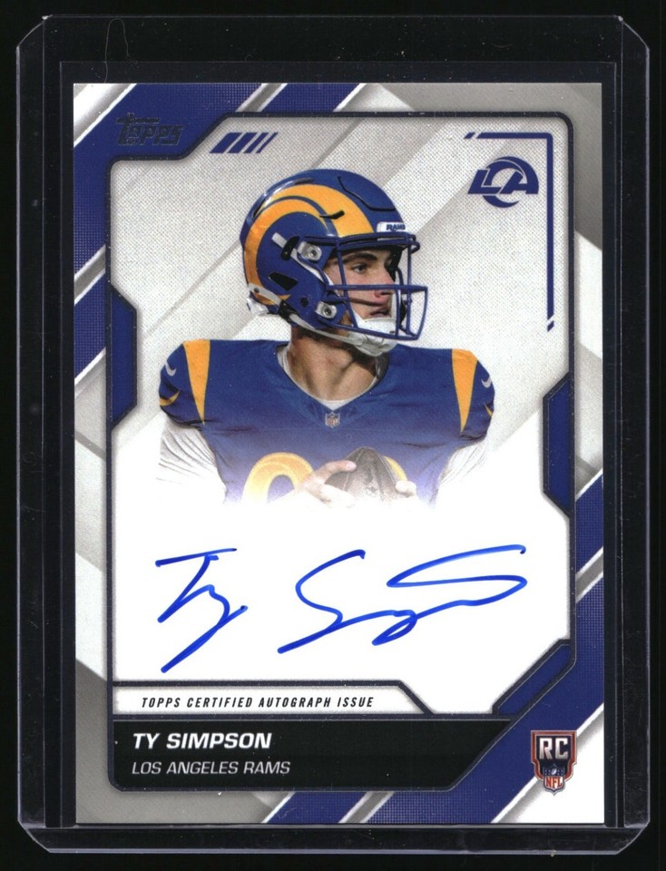 2026 Topps Flagship First Signatures #FFS-TS Ty Simpson RC Auto