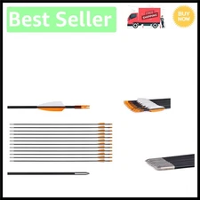 Lightweight 31" Practice Arrows – Ideal for Youth Archery with 12-Piece Pack