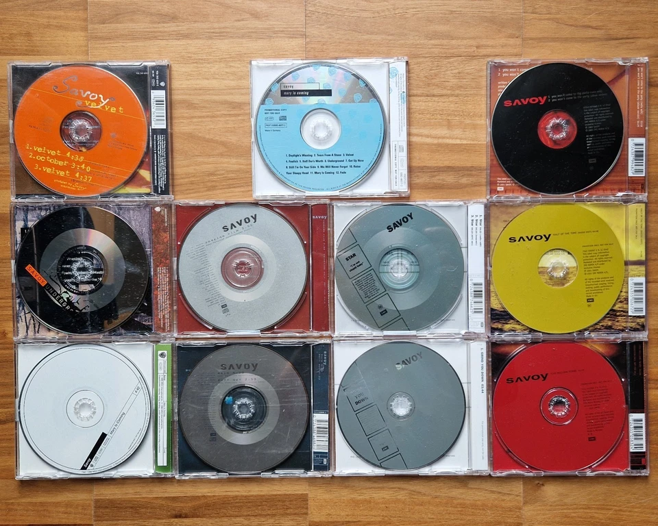 SAVOY | 11× PROMO CD Underground Grind you Down VELVET Underground RAIN Ex a-ha - Bild 2 von 3