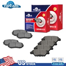 For Mazda CX-9 2016 2017 2018 2019 - 2022 Front & Rear Ceramic Disc Brake Pads