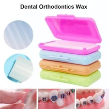 100Packs 10 Fruit Scent Dental Orthodontics Ortho Wax For Braces Gum Irritation