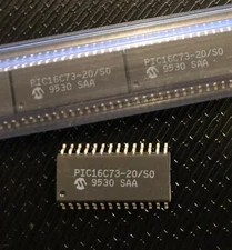 MICROCHIP PIC16C73-20/SO RISC Microcontroller 8-Bit MROM 20 MHz CMOS PDSO28