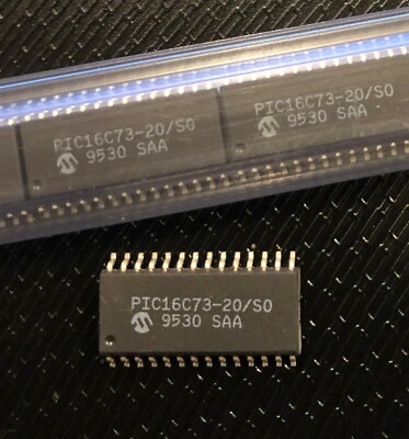 MICROCHIP PIC16C73-20/SO RISC Microcontroller 8-Bit MROM 20 MHz CMOS PDSO28