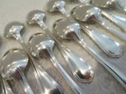 french silver-plated 12 coffee spoons Christofle Spatours v69b