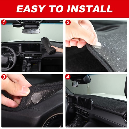 DashMat Dash Cover Dashboard Mat Sun Shade Pad For LC250 Land Cruiser Prado 2024 - Picture 11 of 11