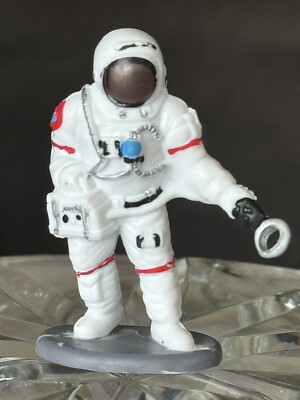 Vtg NASA Mini Astronaut Action Figure Space Voyagers Apollo 2'' Vinyl Toy Used