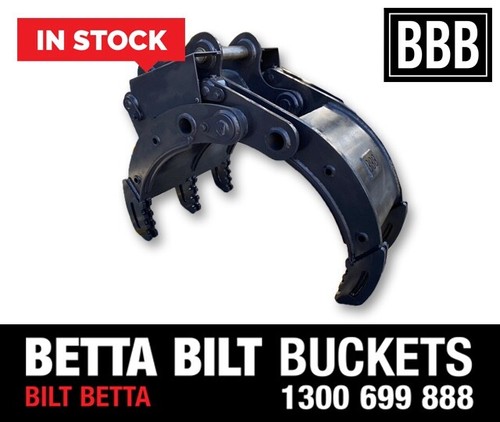 EXCAVATOR GRABS (BBB) BETTA BILT 13 TONNE HYDRAULIC GRAB CALL 1300 699 888 - Picture 10 of 24