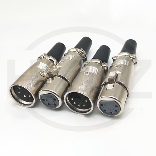 XLR-Buchse Stecker Steckverbinder Mikrofonkabel männlich weiblich 3,4,5-polig - Bild 5 von 16