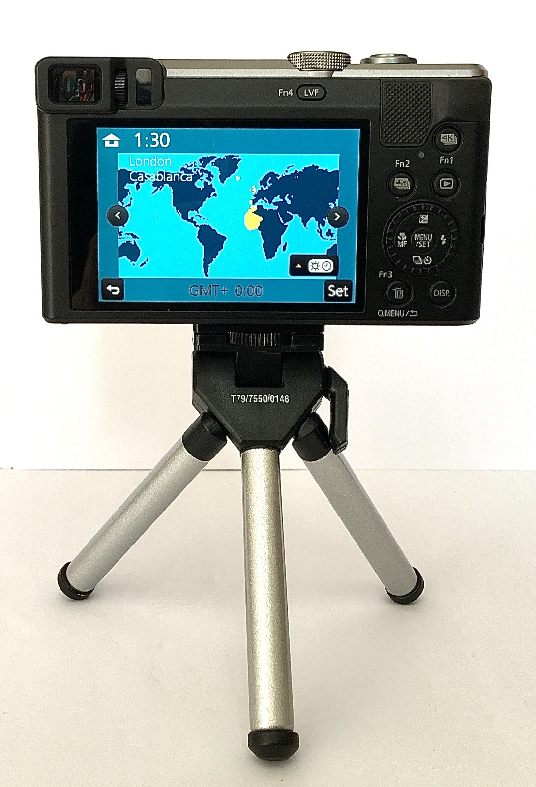 Panasonic Lumix DMCTZ80EBS 18.1 MP Digital Camera Black/Silver for