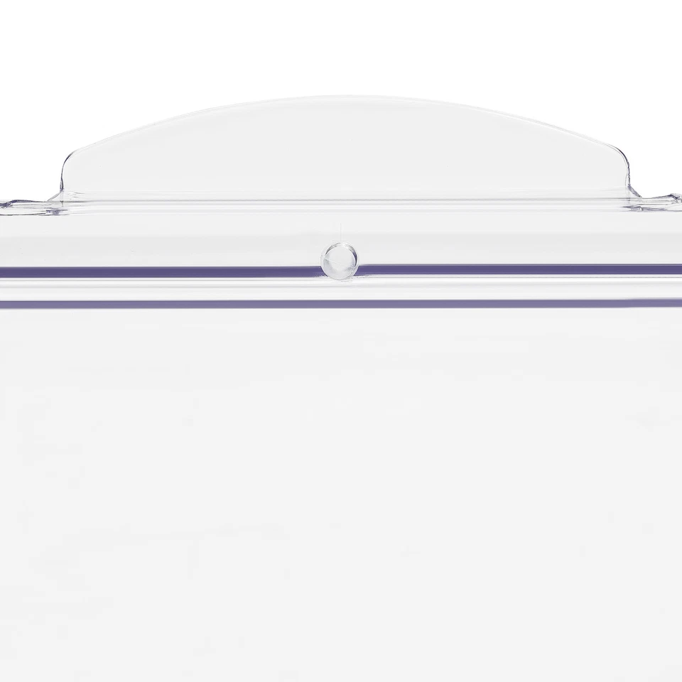 Cubiertas enrollables transparentes con ejes abatibles para PC de alta transparencia cubierta a prueba de exhibición de alimentos Foto 2 de 4