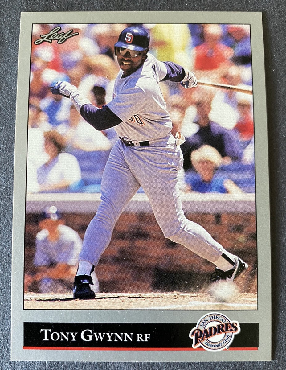 1992 Leaf #206 - Tony Gwynn - San Diego Padres Baseball Card