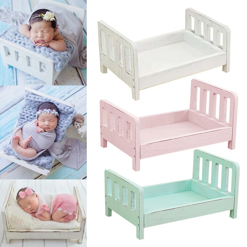Wooden Newborn Baby Photo Bed Photography Studio Shoot Cot